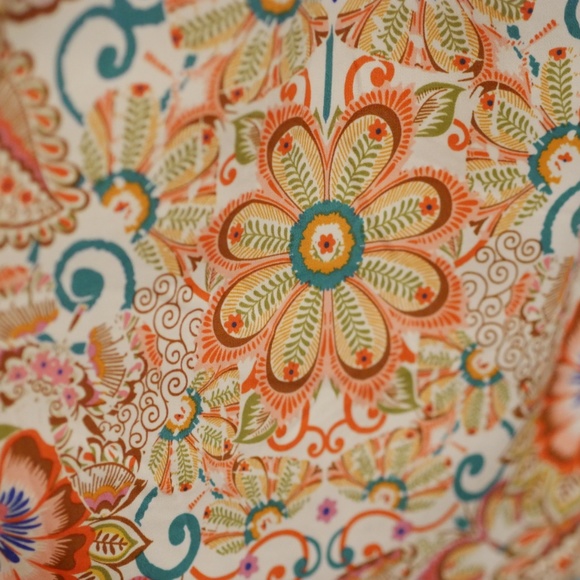 London Times Keyhole Multi-Colour Halter Dress - 8 - Picture 2 of 7